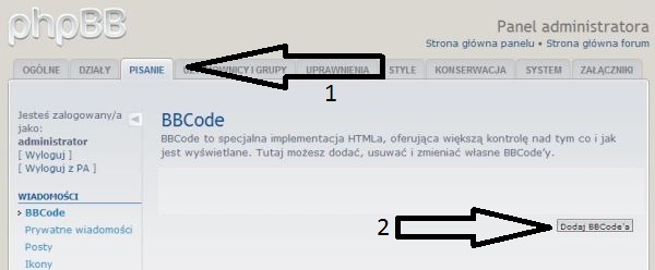 jak wstawi dodatek na phorum.pl - krok 1