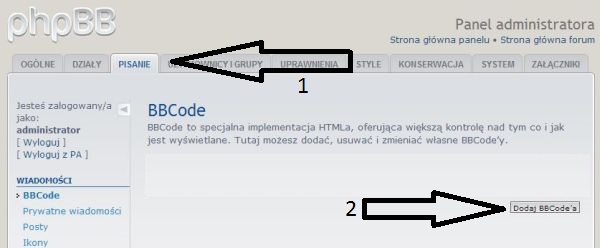 jak wstawi dodatek na phorum.pl - krok 1